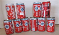 10 Coke Baseball Tins