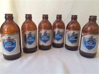 6 Old Vienna Stubby Bottles