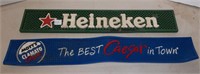 Caesar & Heineken Rubber Bar Mats