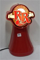 Rickard's Red Plastic Light Up Table Sign