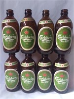 8 Carlsberg Stubby Bottles