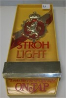 20" x 10" Stroh's Wall Plaque 2 1/2" Thick