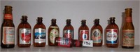 Assortment of Miniature Beer Bottles - Tallest 4"