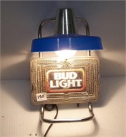 Bud Light Metal Light w Plastic Shade