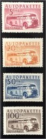 Finland Stamps #Q6-Q9 Mint NH CV $118.75