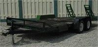 TRAILER WITH RAMPS-NO VIN-HOMEMADE