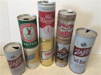 8 Pull Tab Cans (Keith's, Shlitz, Stroh's etc)