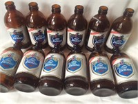 12 Old Vienna Stubby Bottles