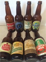 8 International Beer Bottles