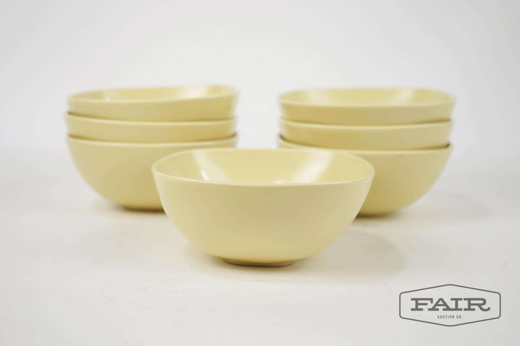 Vintage Hoganas Keramik yellow bowl Made in Sweden