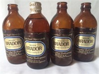 4 Molson Brador Stubby Bottles