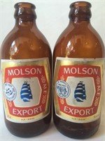 Molson Export PORT HOPE & SUDBURY Stubby Bottles