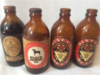 Black Horse, Guinness, Bixels Stubby Bottles