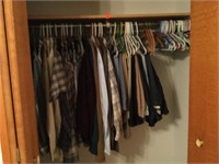 Contents of Closet, Mainly XL Clothing