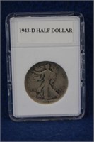 1943 - D Silver Half Dollar
