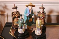 Five Oriental Figures