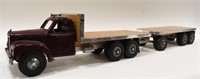Smith Miller B Mack Flatbed w/ Pup Trailer