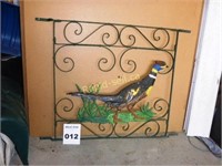 Decorative Screen Door Cover with Pheasant