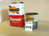 Vintage Sunoco Tins