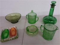 Green Glasswares