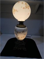 Antique hand painted lamp