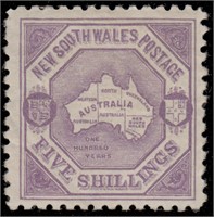 New South Wales Stamps #87 Mint HR F/VF CV $400
