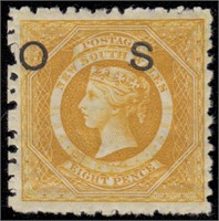 New South Wales Stamps #O13/O37 Mint HR CV $783