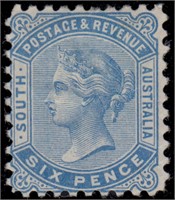South Australia Stamps #76-80 Mint HR CV $160