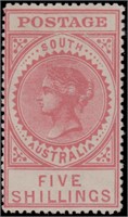South Australia Stamps #137-142 Mint HR CV $304