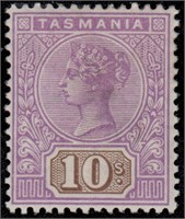 Tasmania Stamps #76-85 Mint HR F/VF CV $382