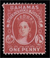 Bahamas Stamps #17 Mint No Gum CV $1500