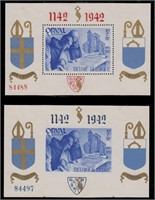 Belgium Stamps #B303-304 Mint HR Orval S/S CV $500