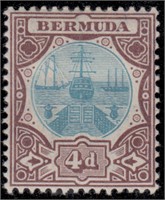 Bermuda Stamps #31-39 Mint HR F/VF CV $198