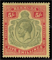 Bermuda Stamps #40-52 Mint HR F/VF CV $350