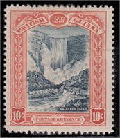 British Guiana Stamps #152-156 Mint HR CV $175