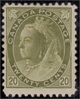 Canada Stamps #74-84 Mint HR F/VF CV $2278