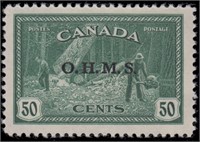 Canada Stamps #O9 Mint NH VF CV $200