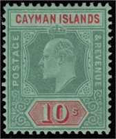 Cayman Islands Stamps #30 Mint HR VF CV $210