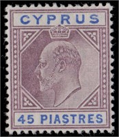 Cyprus Stamps #38-47 Mint LH 1903 CV $791.50