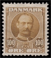 Denmark Stamps #72-78 Mint Hinged CV $247