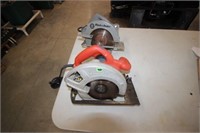 (2) B&D circular saws