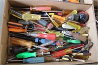 Flat of screwdrivers