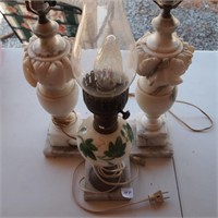 Lamp Selection/Marble Stands/Early