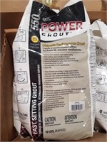 Power Grout, Fast setting, Ivory, 10lb bag