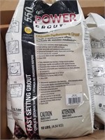 Power Grout, fast setting, ivory, 10lb bag
