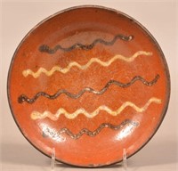 Willoughby Smith Womelsdorf, PA Redware Plate.
