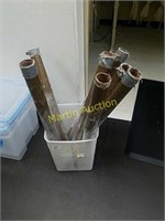 Solid copper cooling tubes
