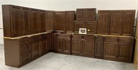 Bristol solid wood chocolate kitchen cabinets,