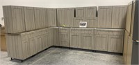 Alta Slate and Frost Kitchen Cabinets Set