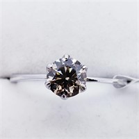 $5300 14K  Fancy Brown Diamond (I1)(0.7ct) Ring
